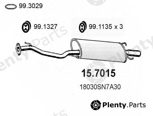  ASSO part 15.7015 (157015) End Silencer