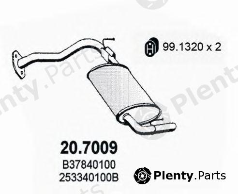  ASSO part 20.7009 (207009) End Silencer
