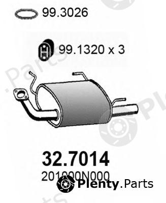  ASSO part 32.7014 (327014) End Silencer