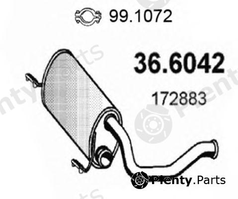  ASSO part 36.6042 (366042) Middle Silencer