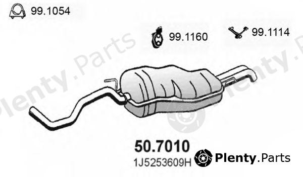  ASSO part 50.7010 (507010) End Silencer