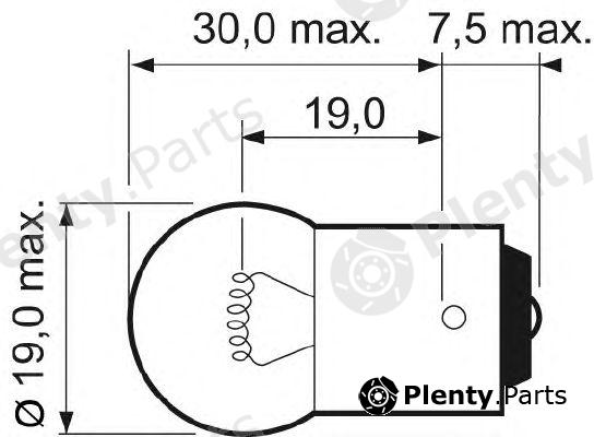  VALEO part 032219 Bulb, park-/position light