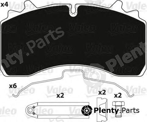  VALEO part 882250 Brake Pad Set, disc brake