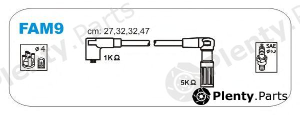 JANMOR part FAM9 Ignition Cable Kit