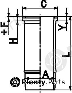  KOLBENSCHMIDT part 89084110 Cylinder Sleeve