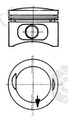  KOLBENSCHMIDT part 90716620 Piston