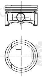  KOLBENSCHMIDT part 99792620 Piston