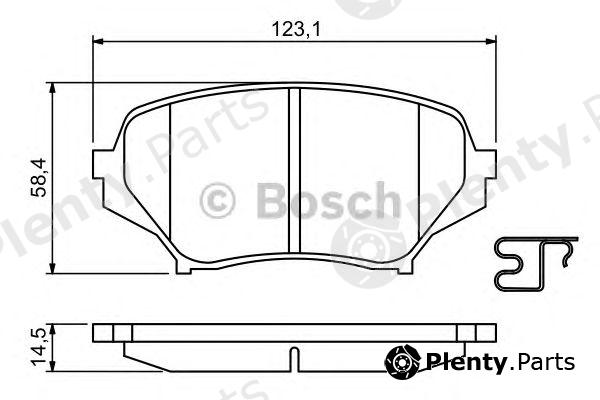  BOSCH part 0986494188 Brake Pad Set, disc brake