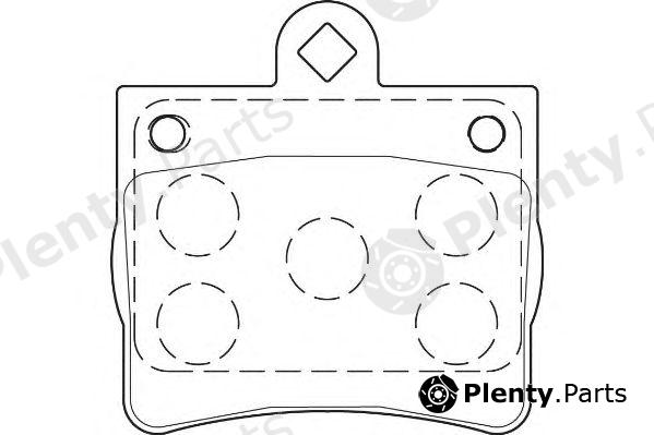  WAGNER part WBP21900A Brake Pad Set, disc brake