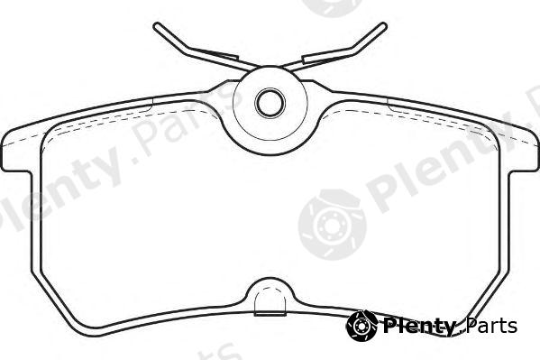  WAGNER part WBP23353A Brake Pad Set, disc brake