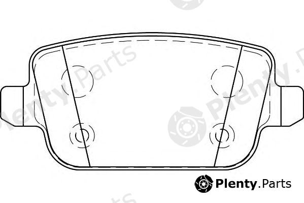  WAGNER part WBP24537A Brake Pad Set, disc brake