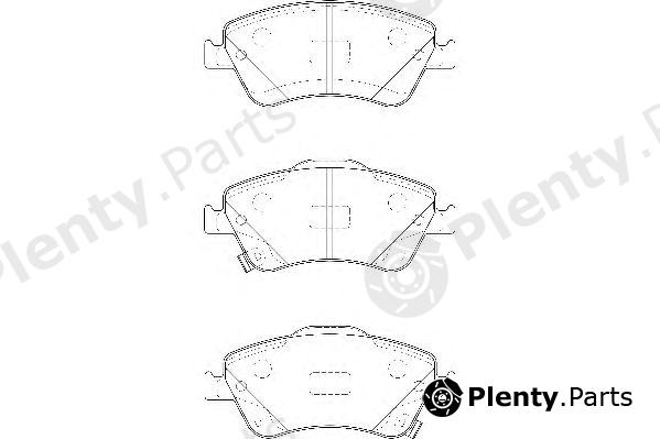  WAGNER part WBP24122A Brake Pad Set, disc brake