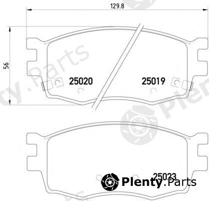  TEXTAR part 2501901 Brake Pad Set, disc brake