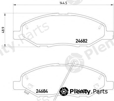  TEXTAR part 2468201 Brake Pad Set, disc brake