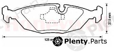  JURID part 571300J Brake Pad Set, disc brake