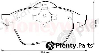 BENDIX part 571921B Brake Pad Set, disc brake