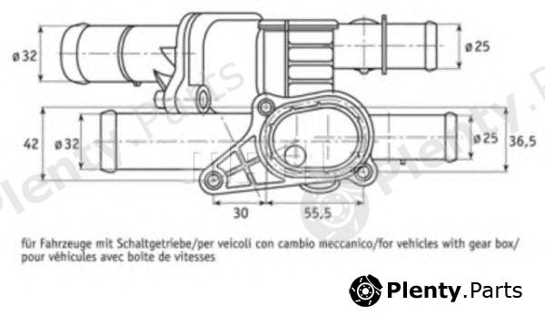 BEHR THERMOT-TRONIK part TM1105 Thermostat, coolant