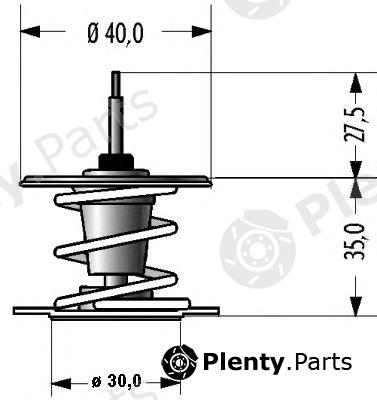  QUINTON HAZELL part QTH600K Thermostat, coolant