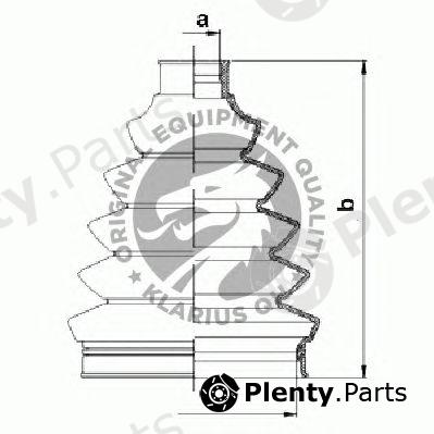  QUINTON HAZELL part QJB1071 Bellow Set, drive shaft