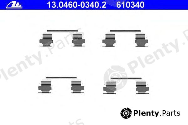  ATE part 13.0460-0340.2 (13046003402) Accessory Kit, disc brake pads
