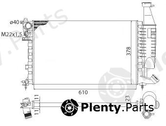  MAGNETI MARELLI part 350213118003 Radiator, engine cooling