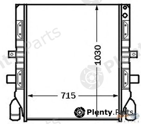  BEHR part 8MK376726-661 (8MK376726661) Radiator, engine cooling
