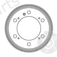  NK part 264707 Brake Drum