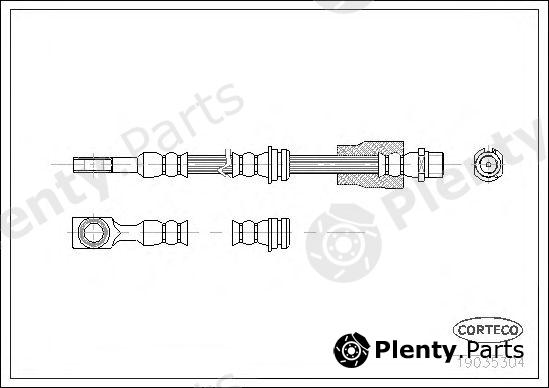  CORTECO part 19035304 Brake Hose