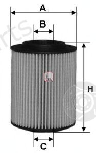  SOFIMA part S5027PE Oil Filter