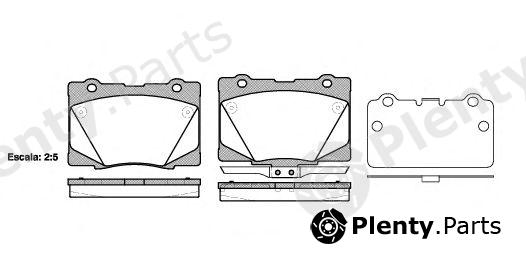  ROADHOUSE part 2142202 Brake Pad Set, disc brake
