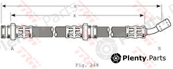  TRW part PHD365 Brake Hose