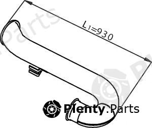  DINEX part 21705 Exhaust Pipe