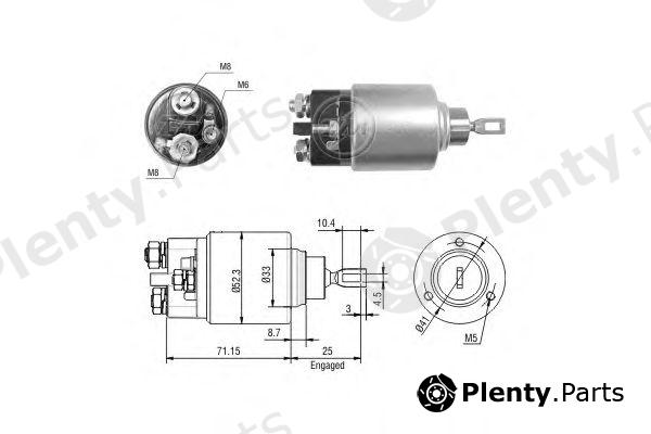  ERA part ZM2371 Solenoid Switch, starter