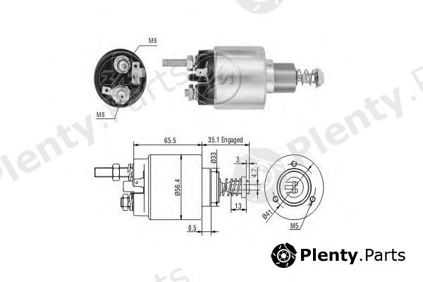  ERA part ZM476 Solenoid Switch, starter