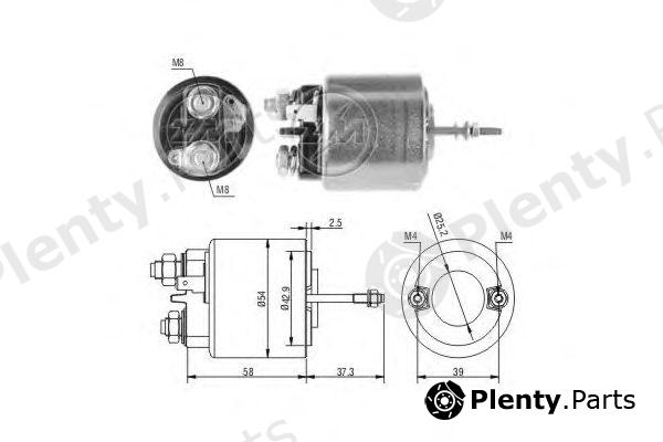  ERA part ZM595 Solenoid Switch, starter