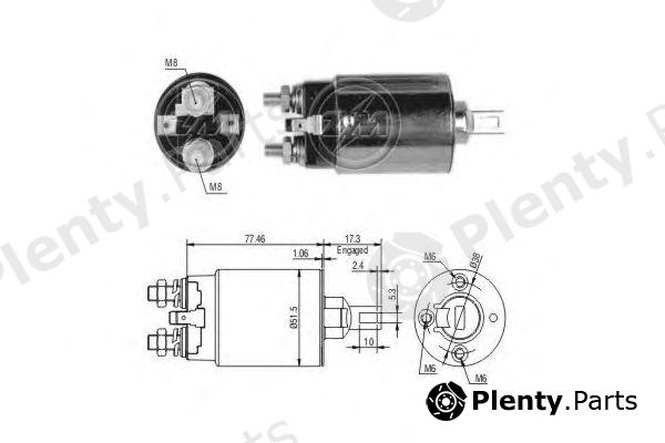  ERA part ZM691 Solenoid Switch, starter