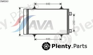 AVA QUALITY COOLING part CNA5263 Condenser, air conditioning