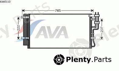  AVA QUALITY COOLING part KAA5110 Condenser, air conditioning