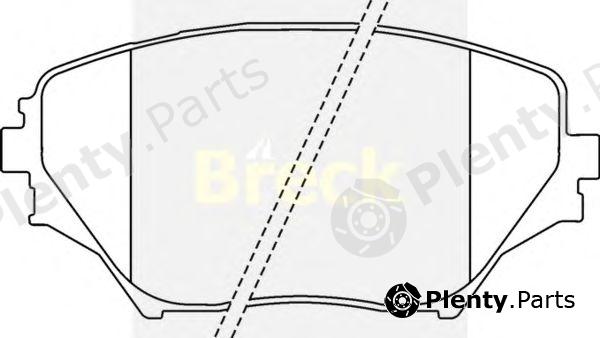  BRECK part 235850070100 Brake Pad Set, disc brake