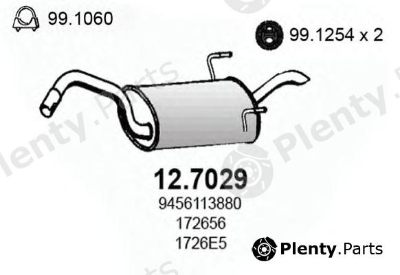  ASSO part 12.7029 (127029) End Silencer
