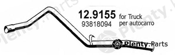  ASSO part 12.9155 (129155) Exhaust Pipe