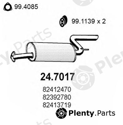  ASSO part 24.7017 (247017) End Silencer
