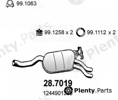  ASSO part 28.7019 (287019) End Silencer