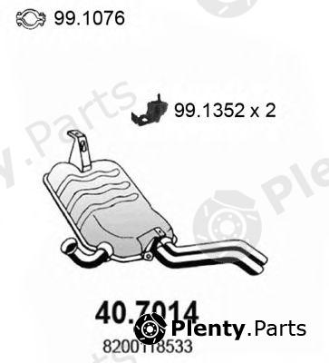  ASSO part 40.7014 (407014) End Silencer