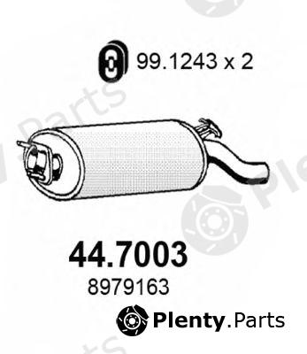  ASSO part 44.7003 (447003) End Silencer