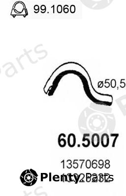  ASSO part 60.5007 (605007) Exhaust Pipe
