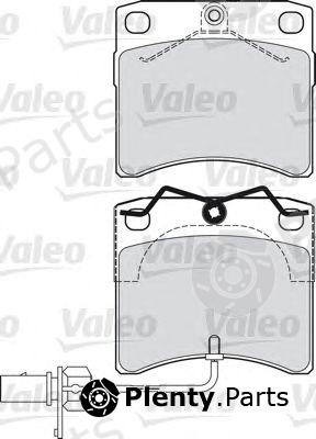  VALEO part 598807 Brake Pad Set, disc brake