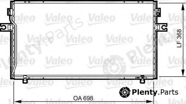  VALEO part 814256 Condenser, air conditioning