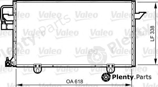  VALEO part 814286 Condenser, air conditioning