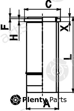  KOLBENSCHMIDT part 89599110 Cylinder Sleeve